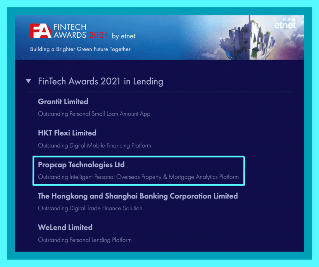ETNET Fintech Awards 2021
