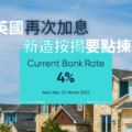 英國再次加息  新造按揭要點揀？