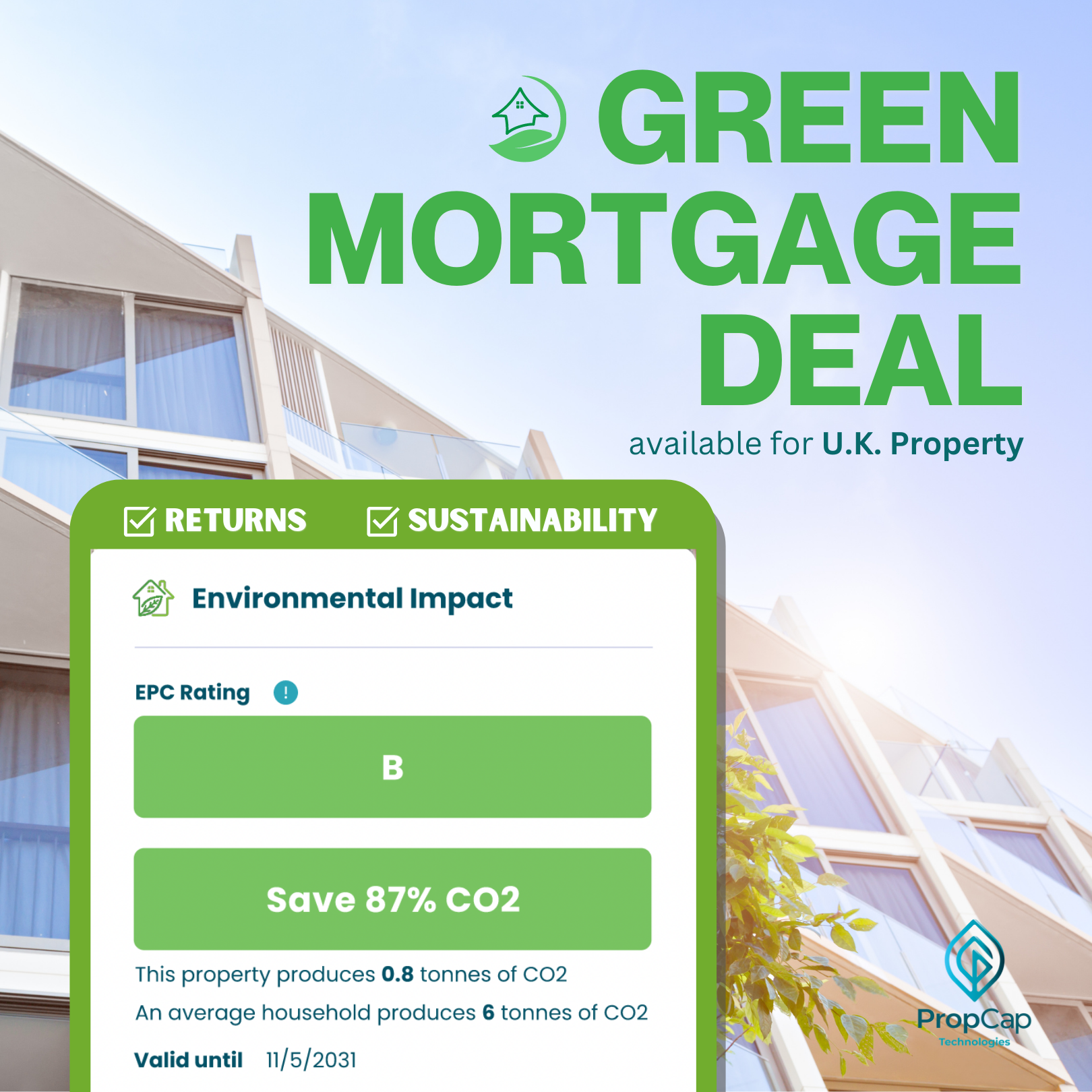 “Green Mortgage Deal” Launched